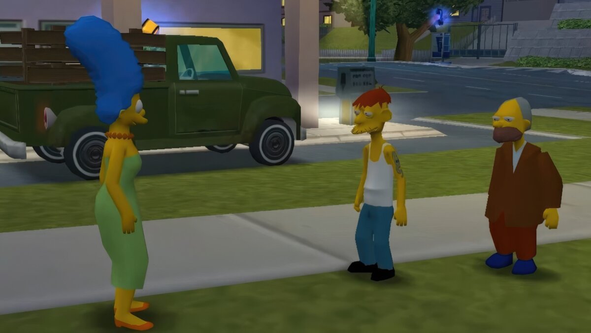The Simpsons Hit & Run. The Simpsons Hit & Run игра. The Simpsons: Hit & Run осы. Simpsons Hit and Run машина Пэтти и Сэльмы.