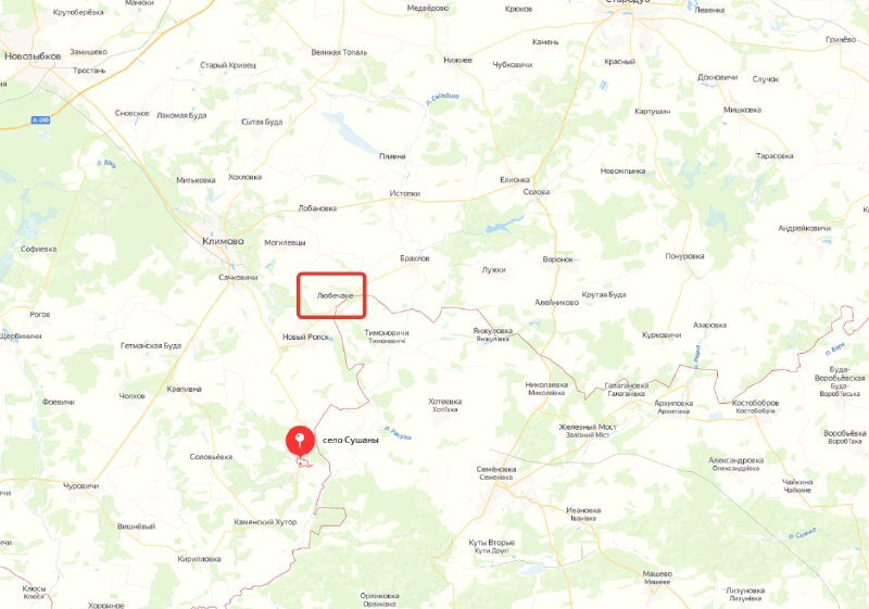 На карте расположены села.  фото: картинки яндекса.