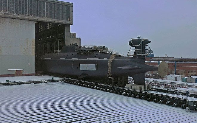    АПЛ пр.971 «Леопард», вывод из эллинга