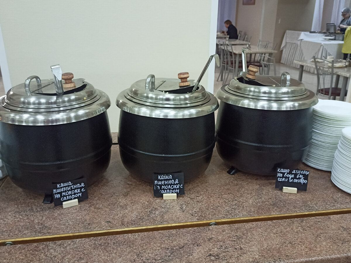 Каши на завтрак в Усть-Качке, корпус Кама