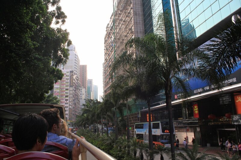 Фото сделала со второго этажа туристического автобуса