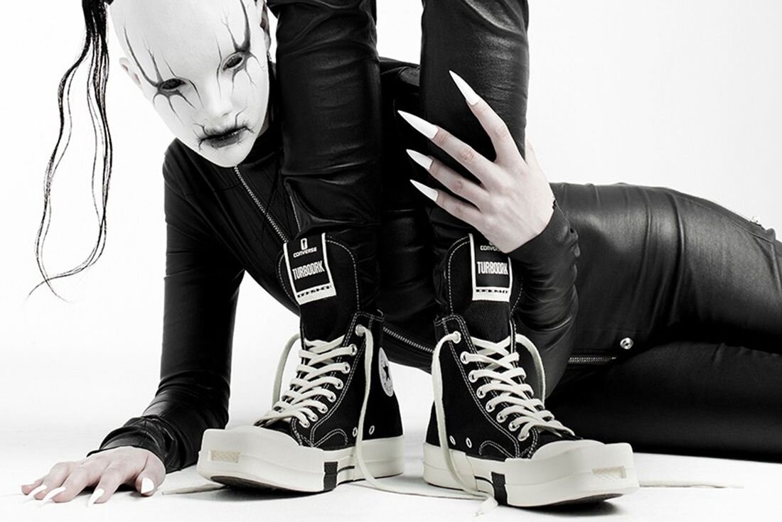 rick owens x converse