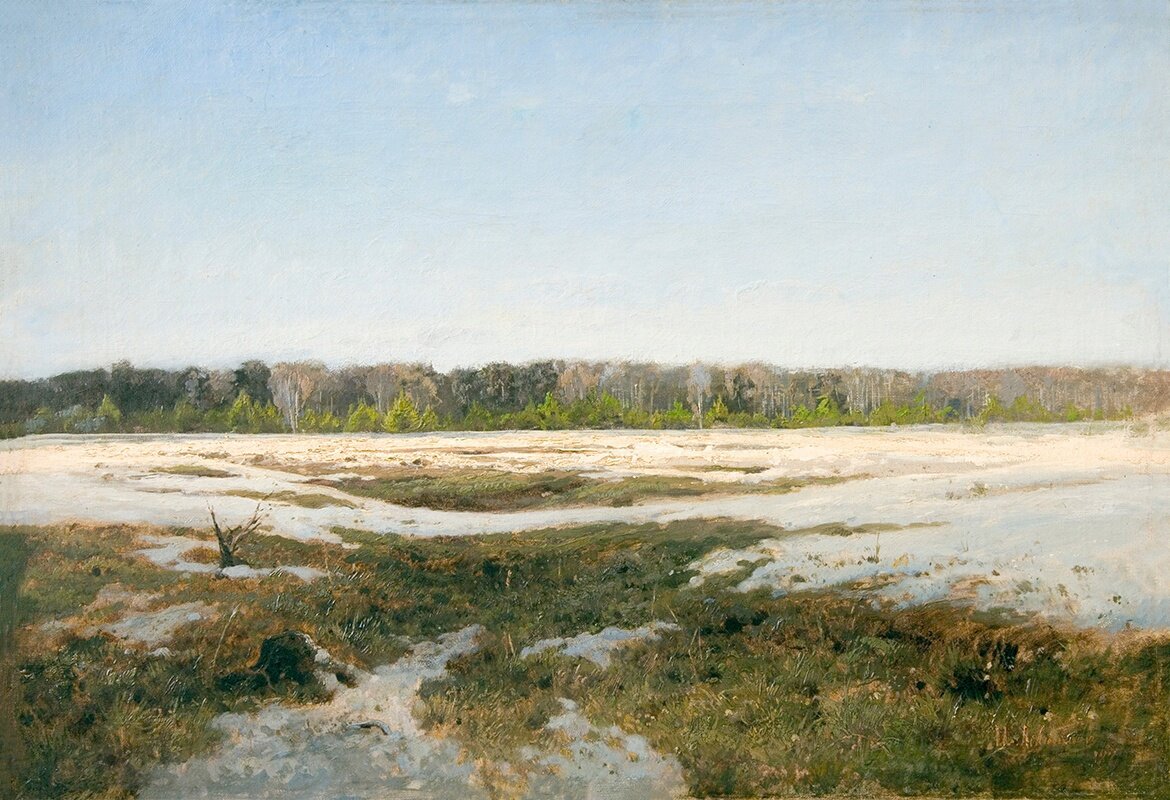 "Ранняя весна", 1897 год. Левитан Исаак Ильич