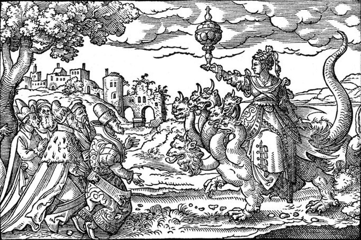 Лукас Кранах Старший, 1472–1553. «Блудница Вавилона (женщина Вавилона)».