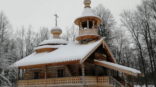 Старинные русские храмы. Музей русского деревянного зодчества Витославлицы, Великий Новгород