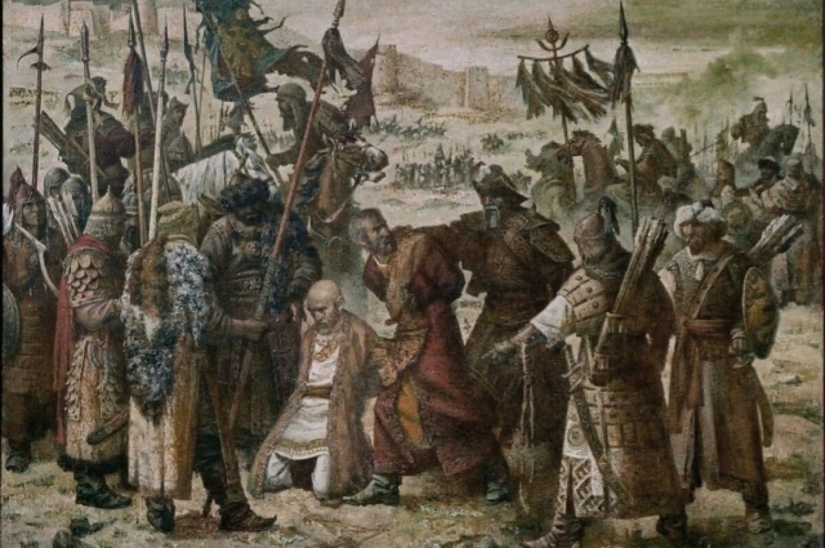 Представитель ордынского хана в завоеванных. 1395 Разгром войсками Тимура (Тамерлана). Тохтамыш против Тамерлана.