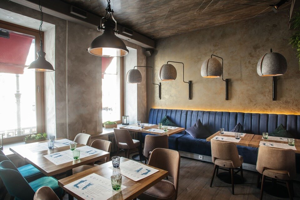 интерьер густограм