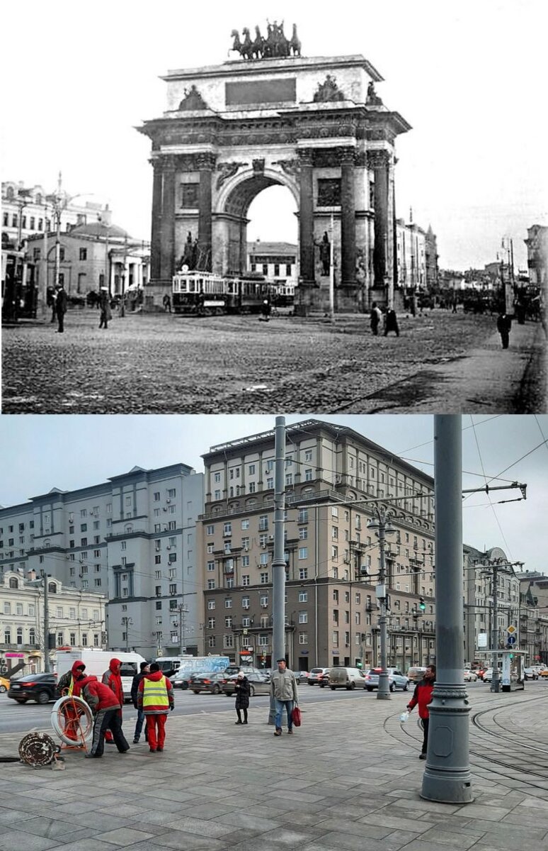 триумфальная арка в москве на тверской заставе