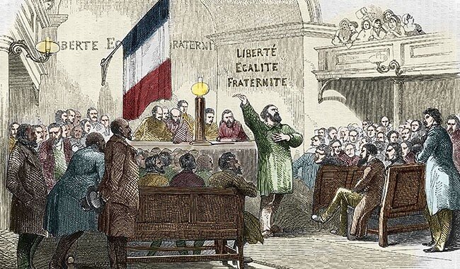 Заседание революционного клуба в париже 1848 год