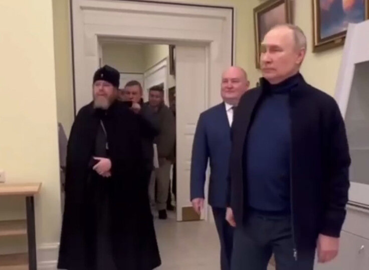     Кадр из видео в телеграм-канале М.Развожаева