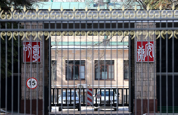    Здание посольства Китайской Народной Республики в Москве.Сергей Ведяшкин/АГН «Москва»