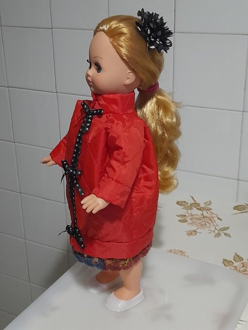 Куртка-стёганка "Красное и чёрное". Март, 2023. 