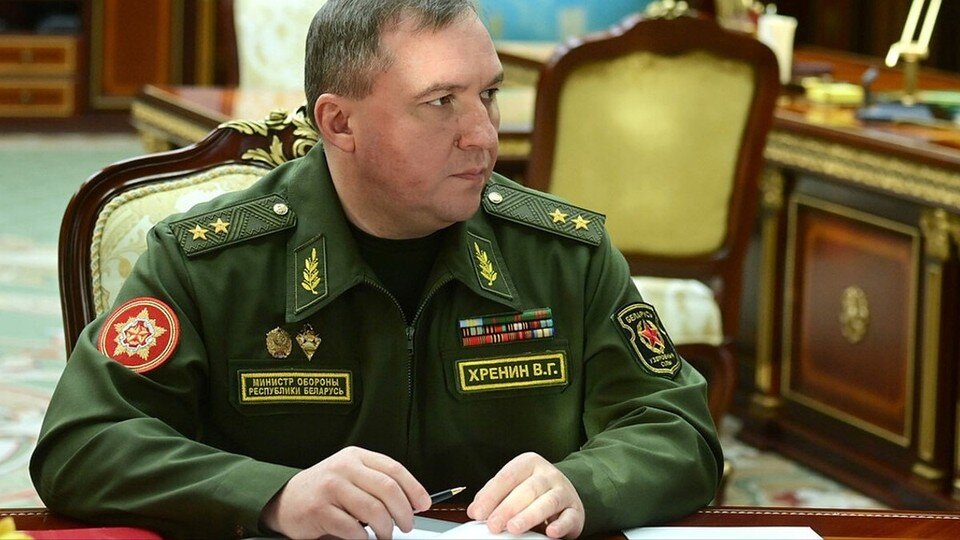     Глава Минобороны Беларуси Виктор Хренин. Фото: president.gov.by