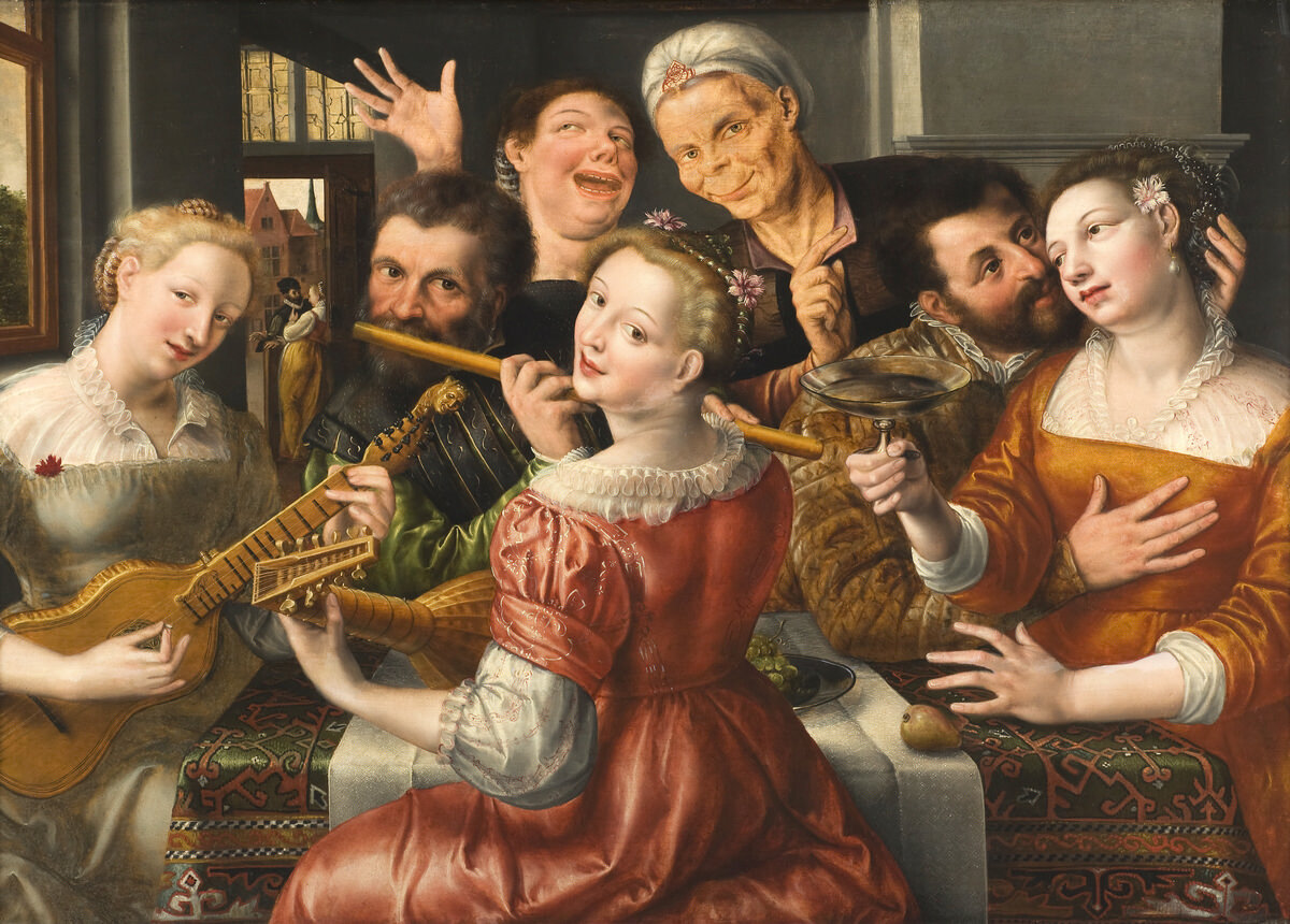 "Весёлая компания" Ян Массейс