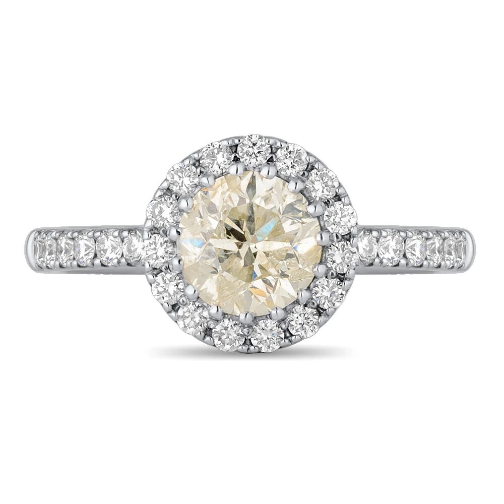 Классические halo ring в исполнении My Diamonds