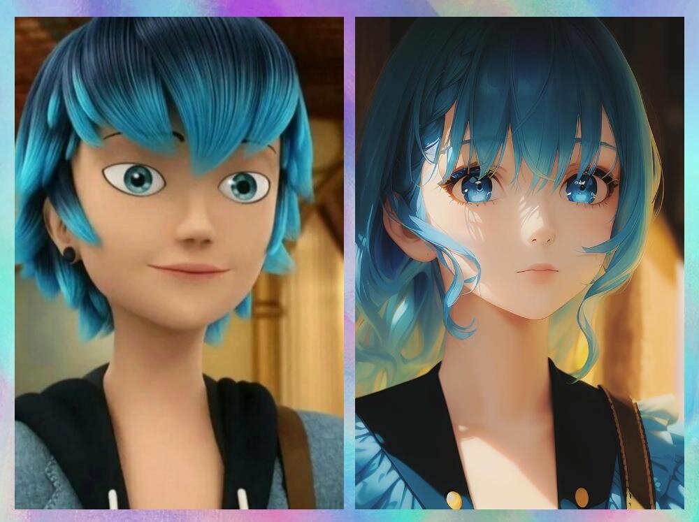 Лука и Лука из нейросети.