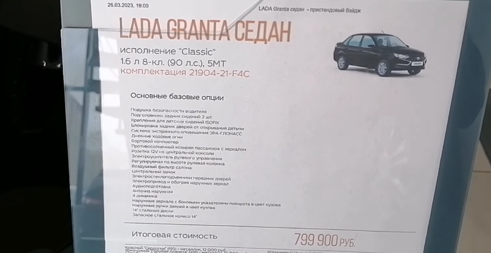 АвтоВАЗ наконец одумался. Сколько стоит новенькая Лада в автосалоне в начале апреля (работягам на радость)