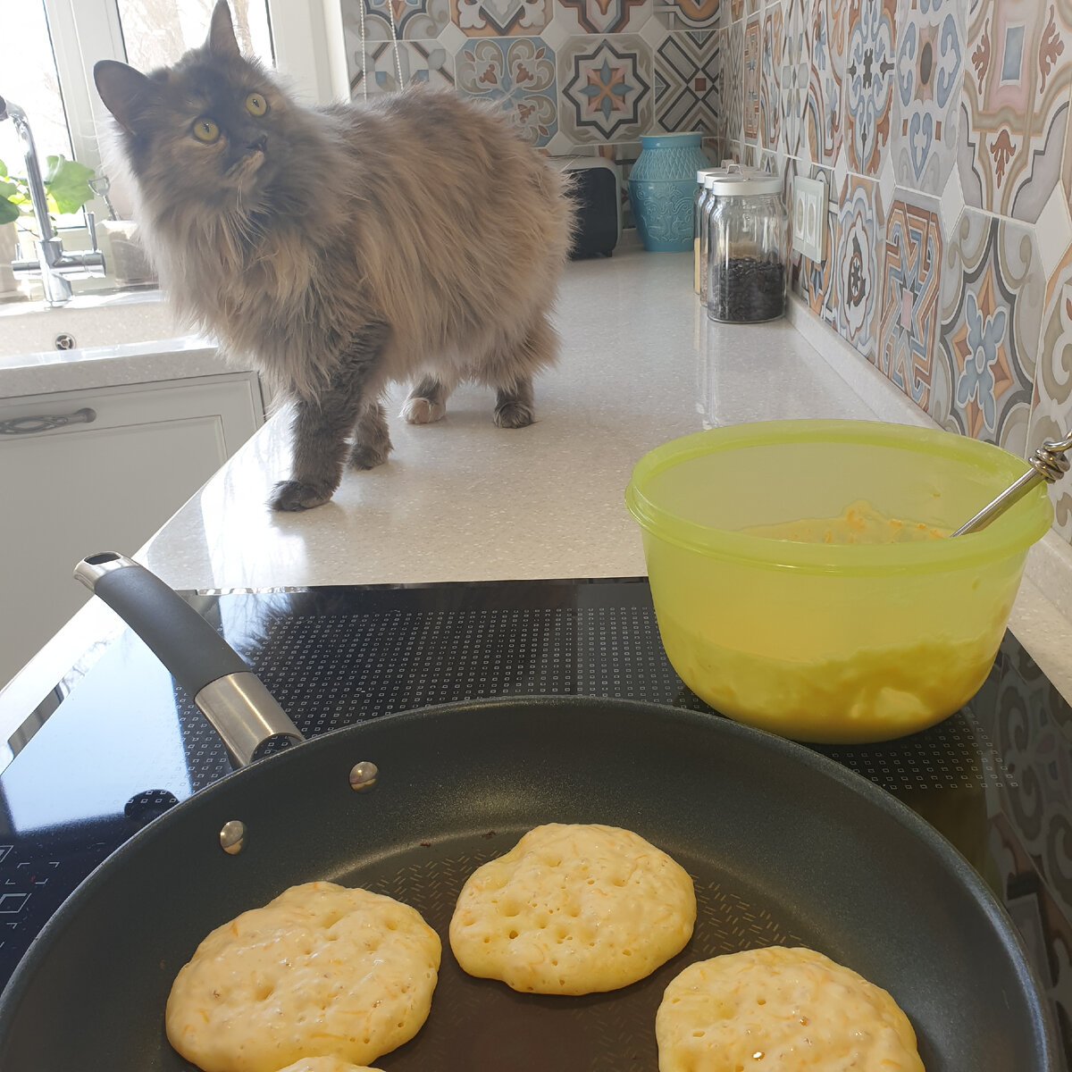 ПП тыквенные панкейки — рецепт с рисовой мукой на кефире - рецепт с фотографиями - Patee. Рецепты