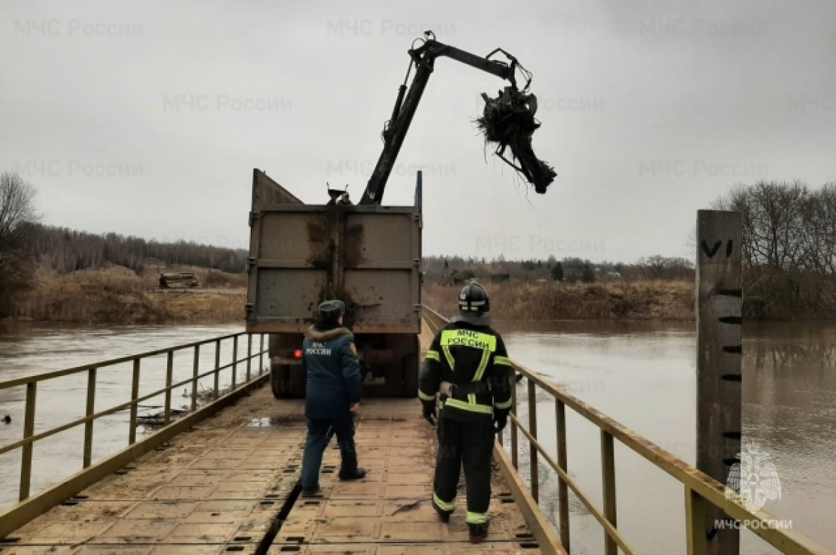 разведка района строительства низководного моста