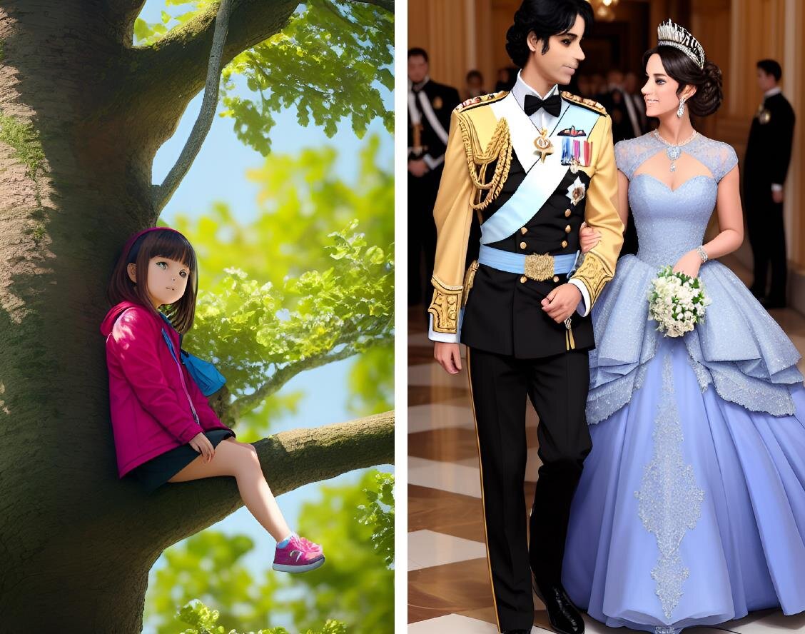 почему на картинке принцесса не в джинсах? Не виноватая я! Нейросеть так нарисовала! 