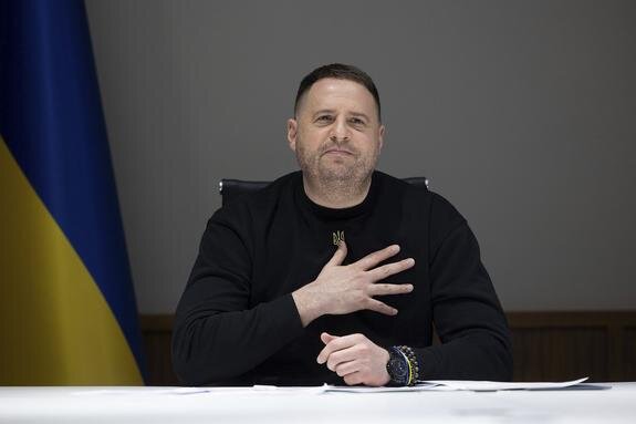    Глава офиса президента Украины Андрей Ермак. Фото: Pool /Ukrainian Presidentia/globallook.com