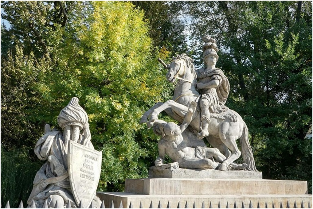 Памятник Стефану Баторию, польскому королю.