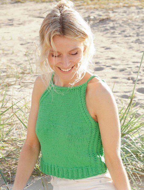 Топ спицами на лето.