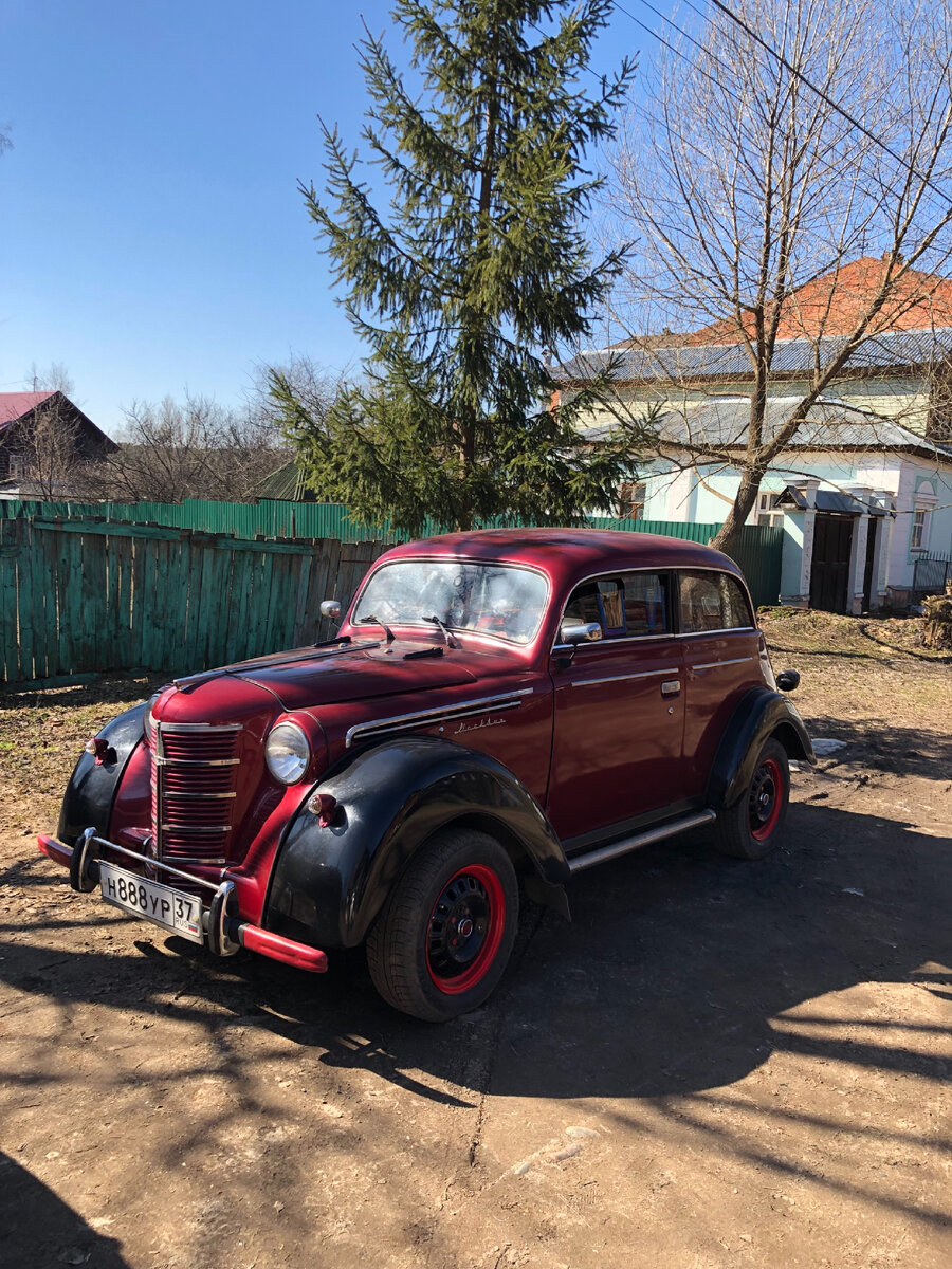 Фото автора. Москвич 401 во всей своей красе.