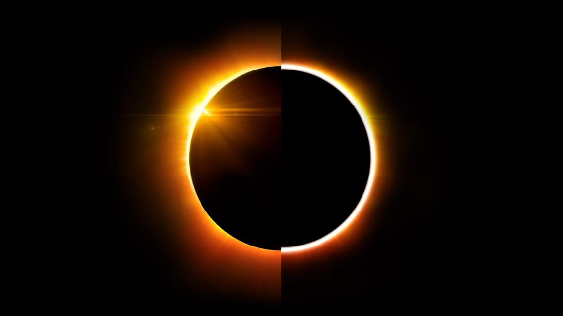 Солнечное затмение 8 апреля америка. Солнечное затмение 20 апреля 2023 года. Eclipse 2023. Кольцеобразное солнечное затмение. Гибридное солнечное затмение.