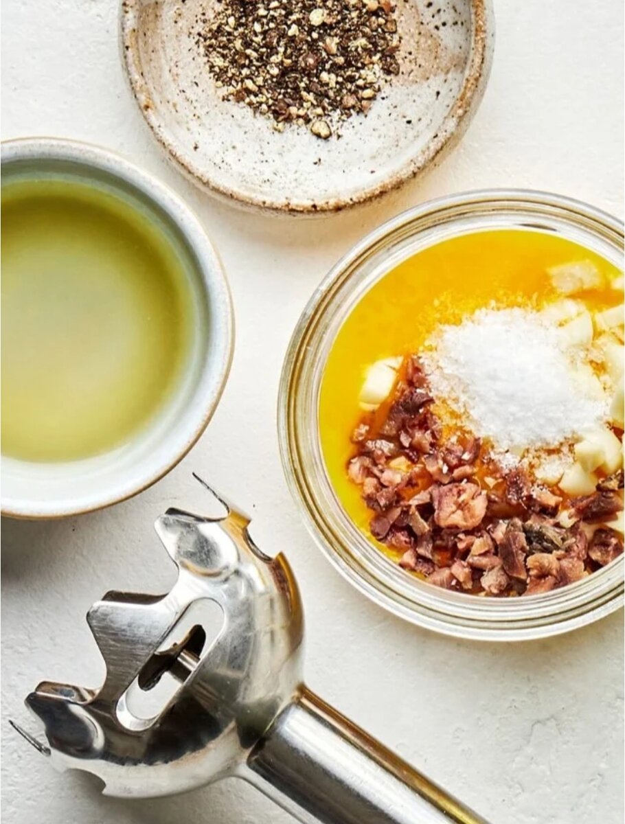 Ингредиенты для соуса Цезарь