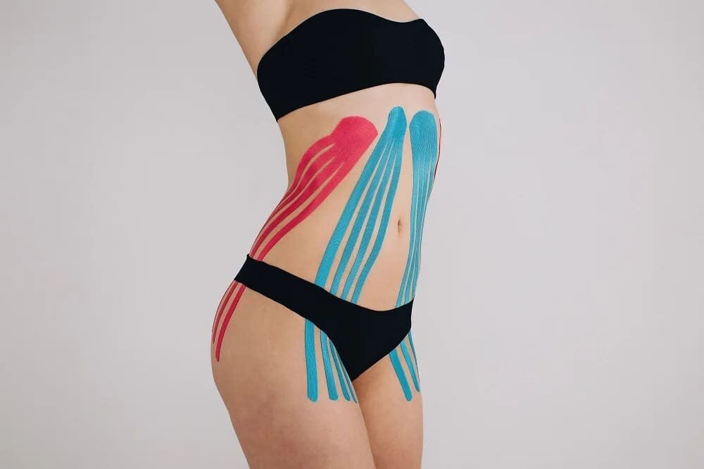 Жиросжигание с кинезиотейпами 