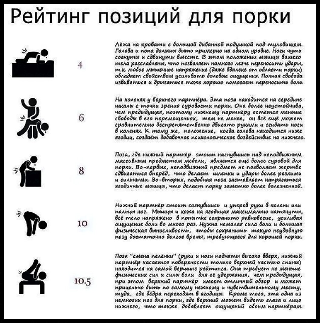 РЕЙТИНГ ПОЗИЦИЙ ДЛЯ ПОРКИ БДСМ/BDSM ART/BOOKS BY ZOFIA MELNIK Дзен.