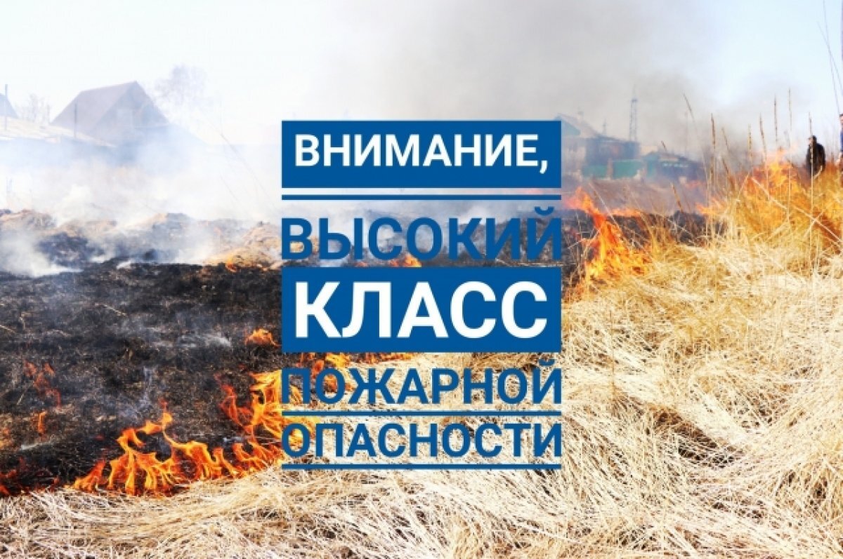    С 11 по 13 мая ожидается высокая опасность пожаров в Бурятии