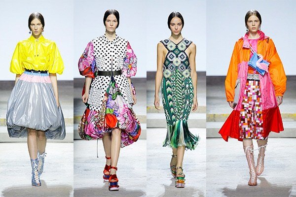 Mary Katrantzou. Неделя моды в Лондоне 2018
