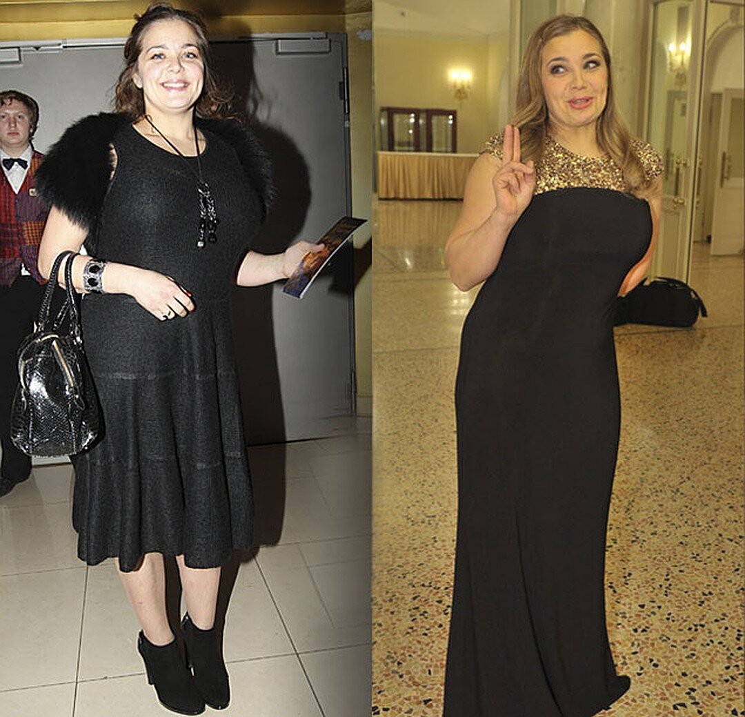 Фигура актрисы до и после диеты поражает результативностью похудения (фото: s9.stc.all.kpcdn.net)