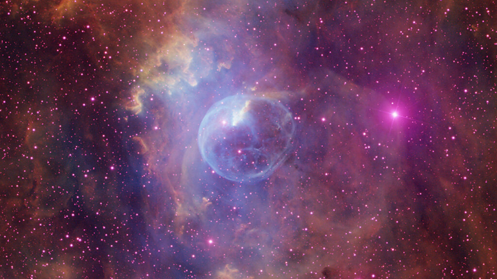 "The Bubble Nebula" byNASA