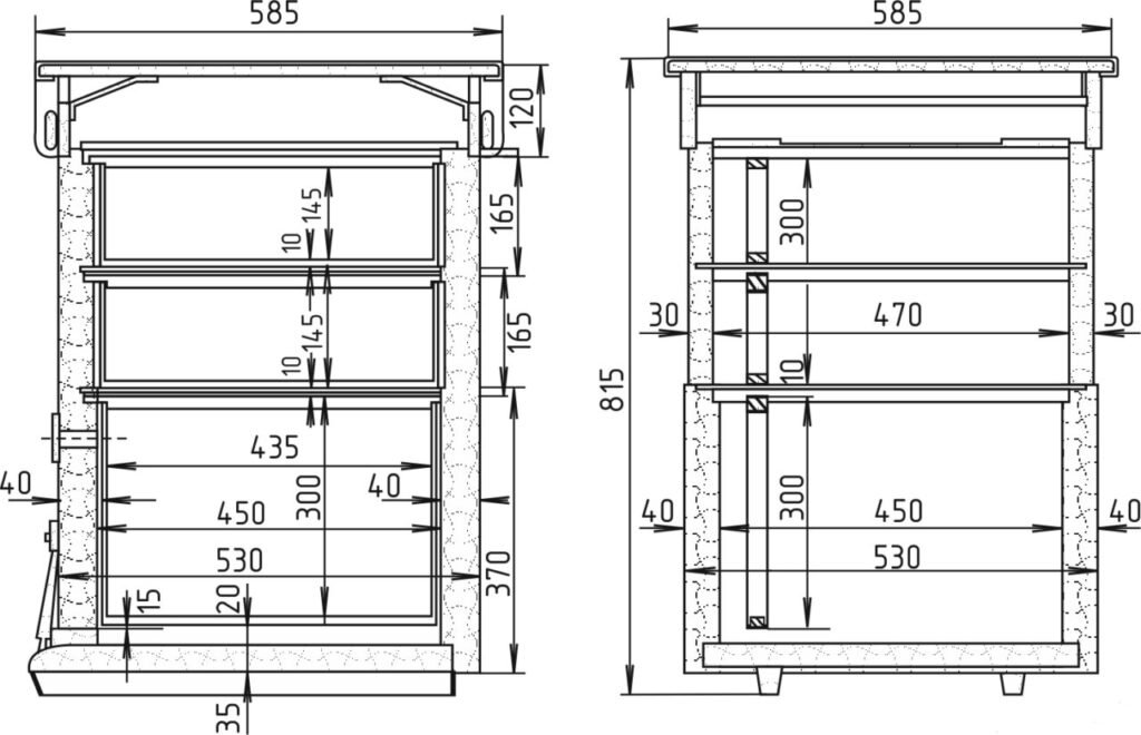 Рогатый улей чертежи и размеры рогатого улья