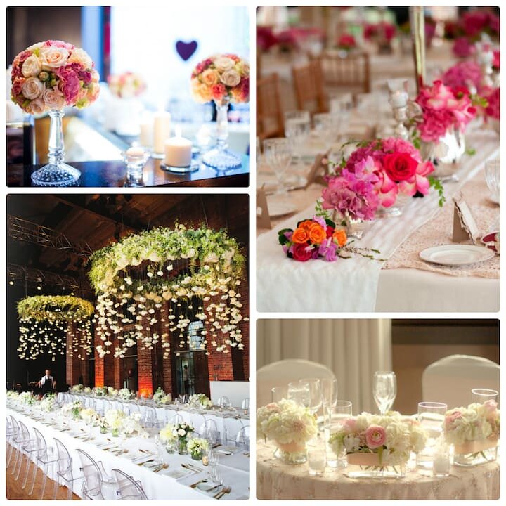 Оформление свадебного зала