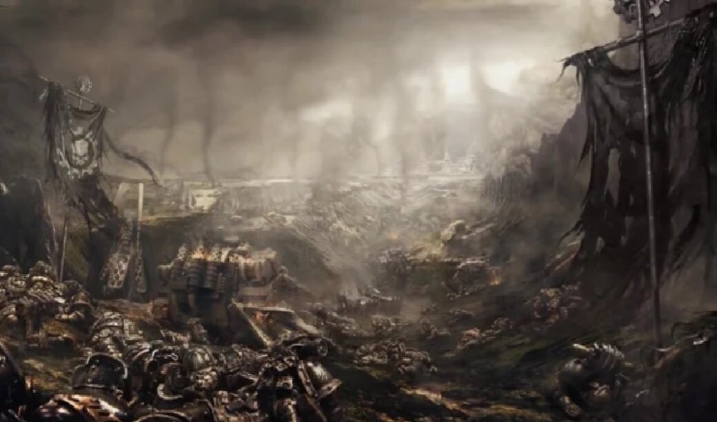 Поле битвы на Истваане V. Арт из открытого доступа.