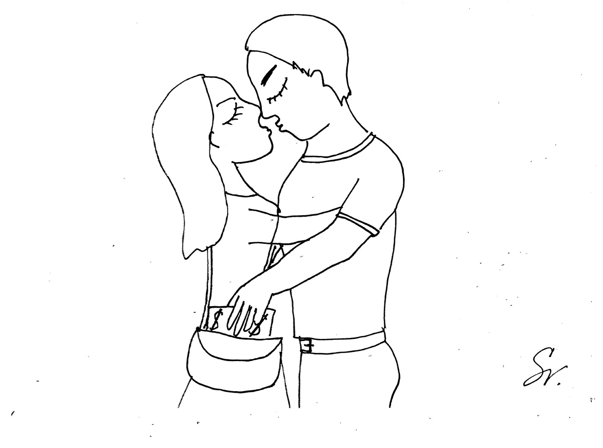 Как распознать альфонса? Его интересует не твоя грудь, а твой кошелек!