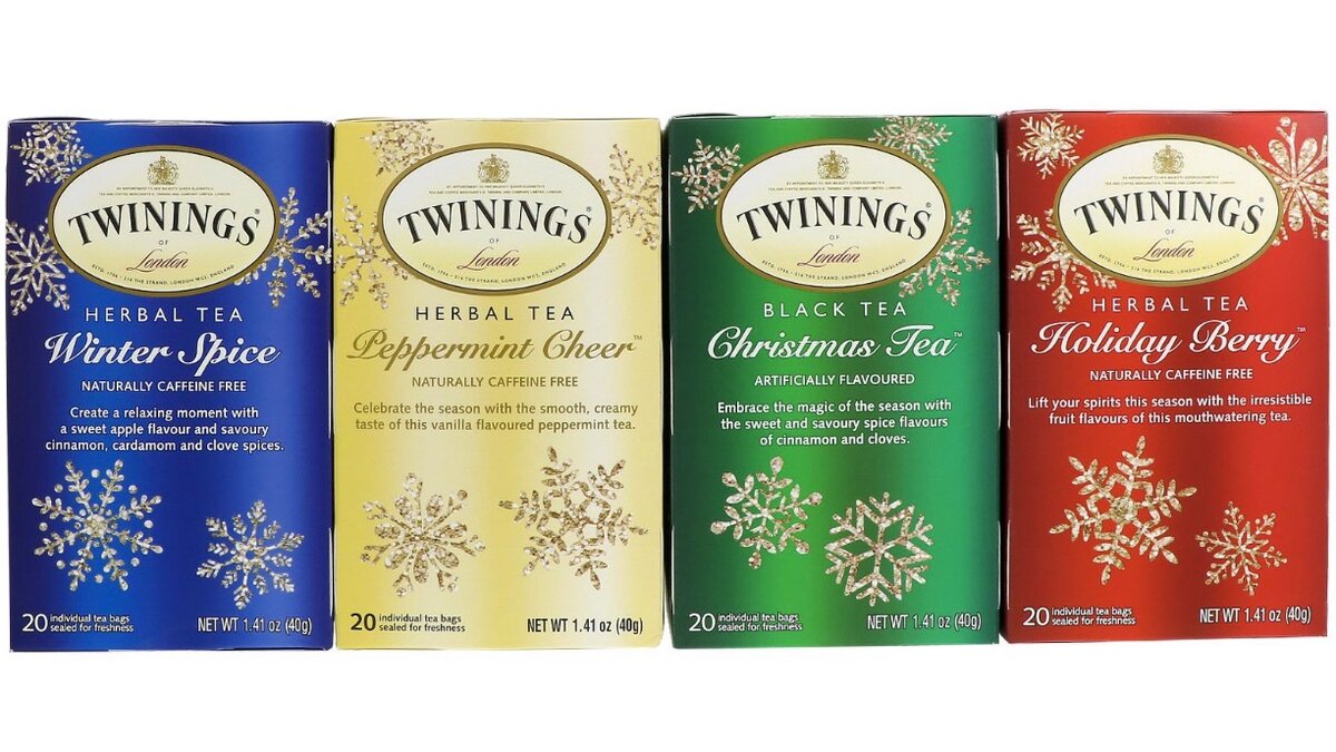 Twinings, Seasonal Tea Variety Pack фото: iHerb.com