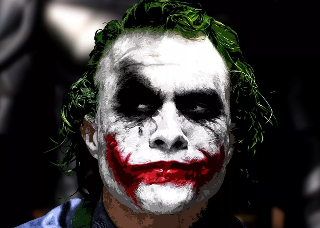 Джокер - главный враг Бэтмена. Победил бы Бэтмена но Бэтмен мышь, поэтому нападает только со спины.