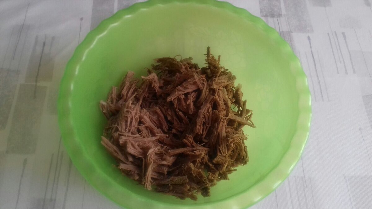 Отправляем мясо в чашу