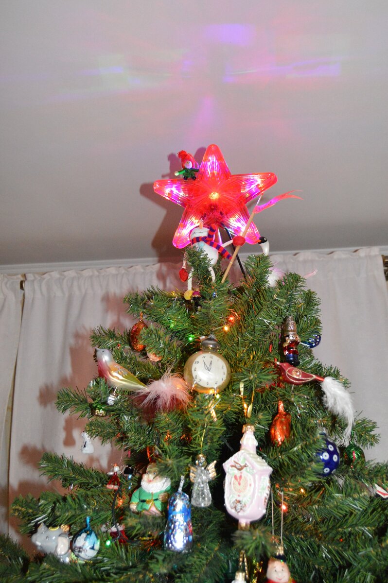 На верхушке елки Звезда. Она сияла и на наших советских елках. Но на самом деле она - Рождественская, Вифлиемская. Фото Полины Кудрявцевой