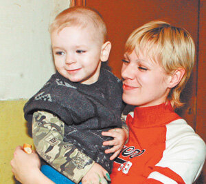 Анна Андросонова с Никитой