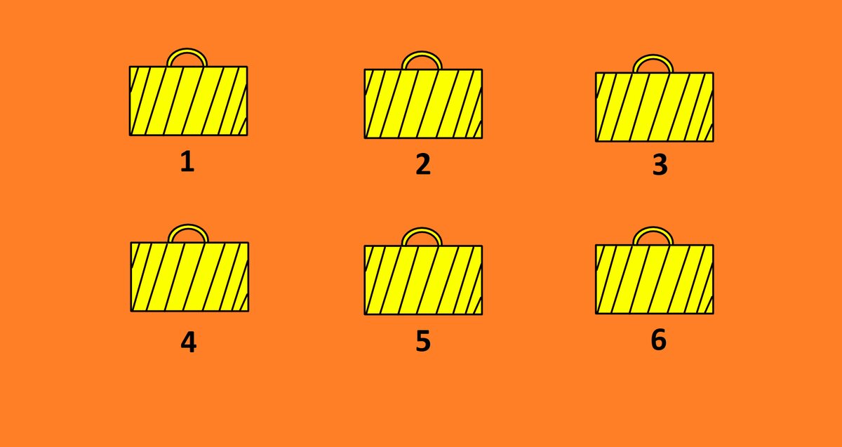 Чемоданы. Тест на удачу и интуицию