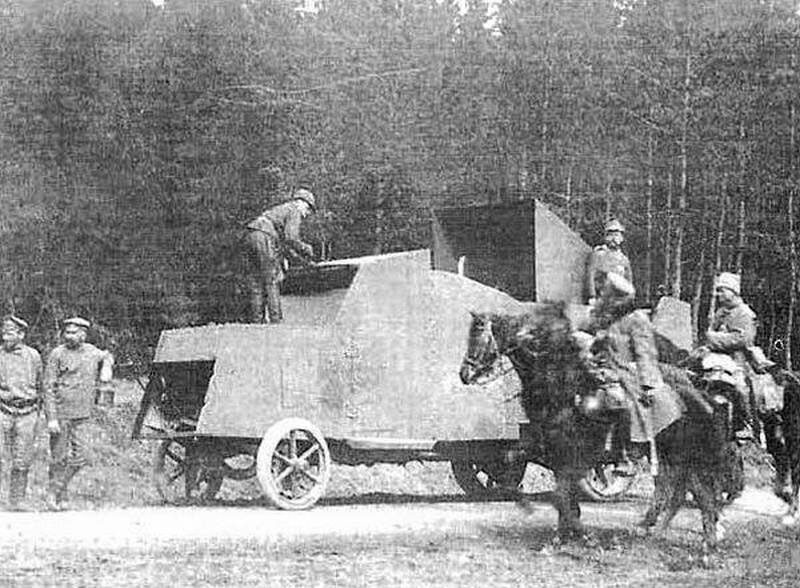 Первая автомобильная рота русской армии 1914