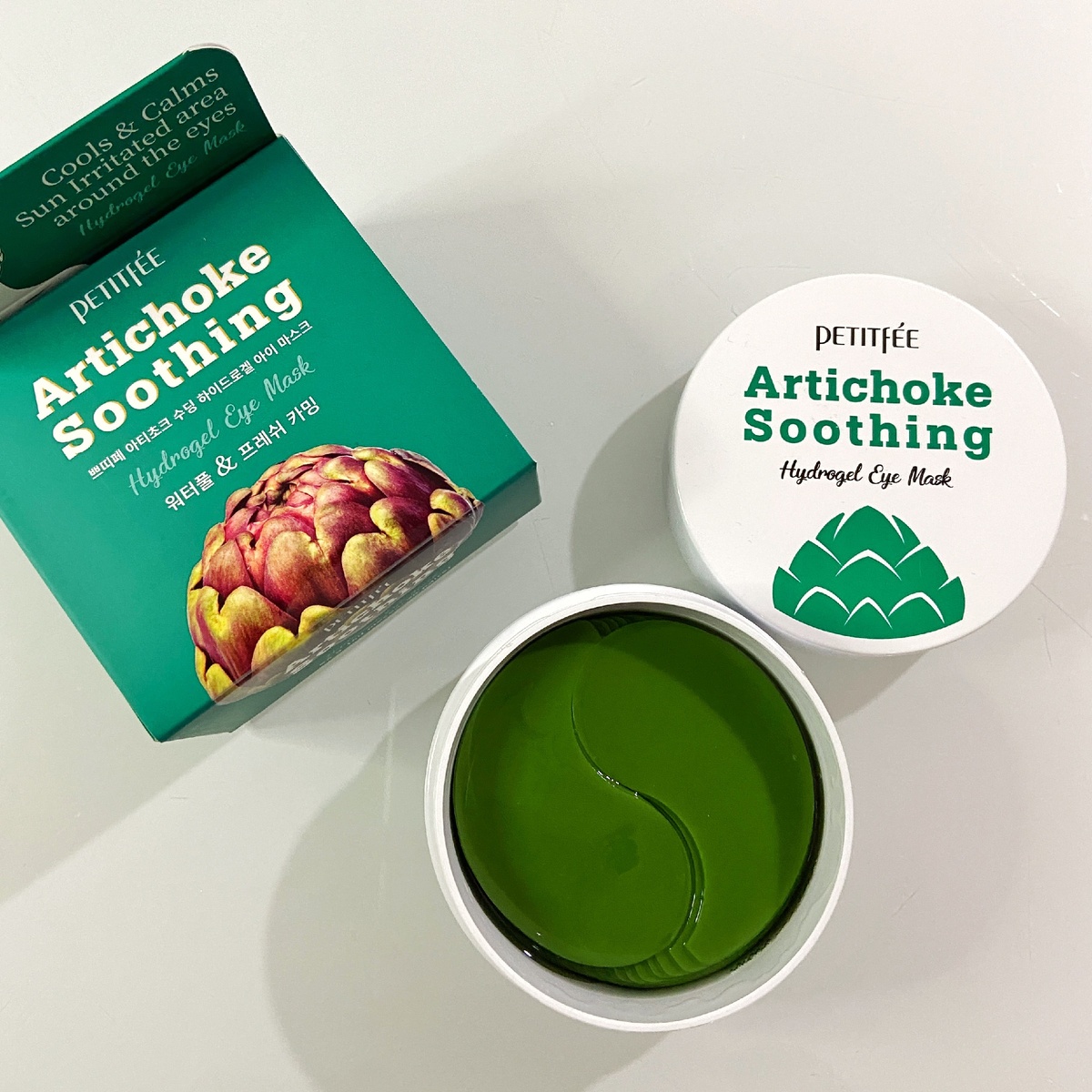 Artichoke Soothing Hydrogel Eye Mask  Гидрогелевые патчи для области вокруг глаз с экстрактом артишока фото