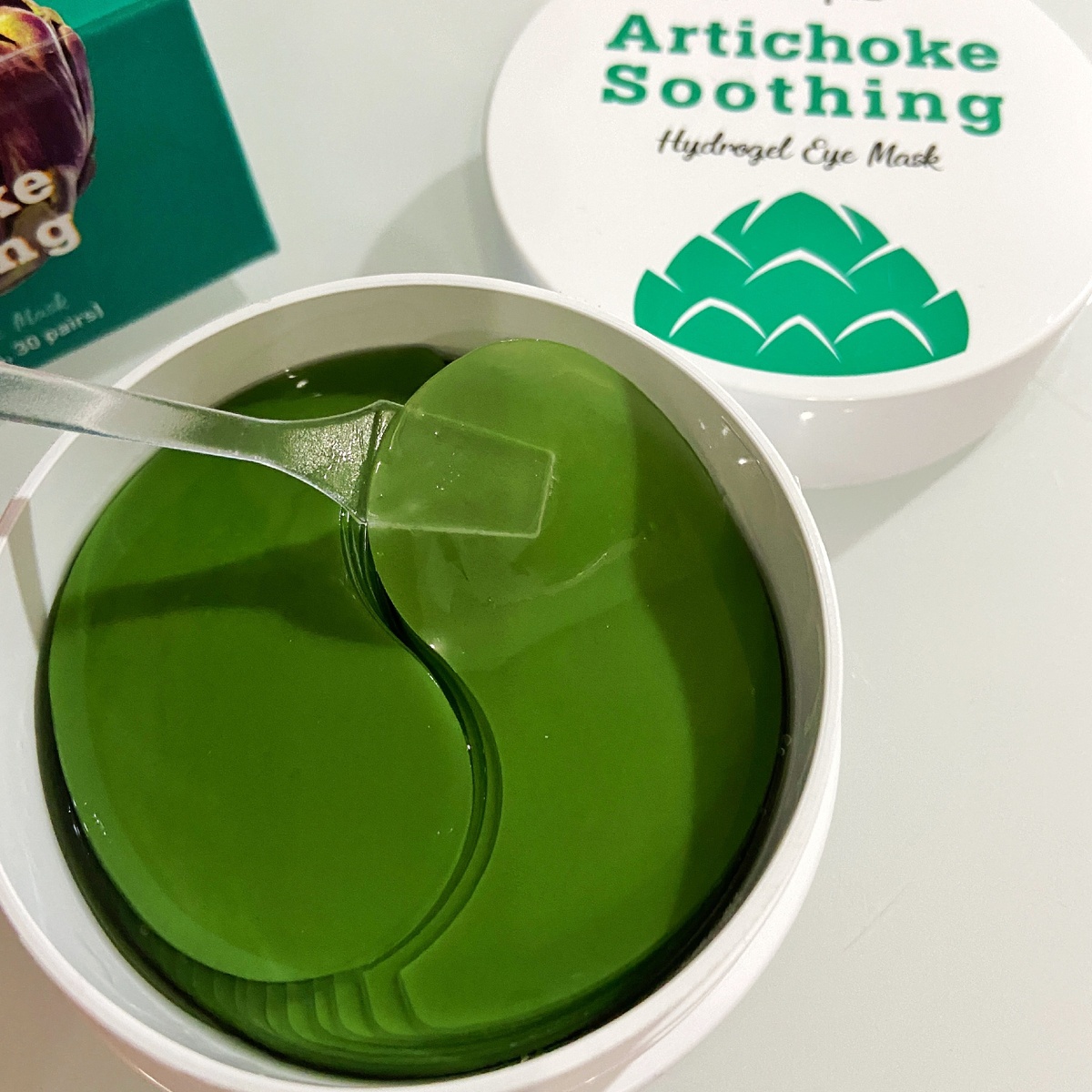 Гидрогелевые патчи для области вокруг глаз с экстрактом артишока картинка