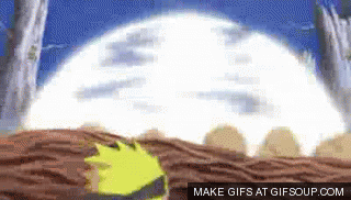 Это действие Расен Шурикена на Какузу 